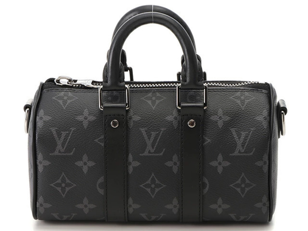 LOUIS VUITTON Keepall Mono Eclipse Black C